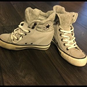 Converse | Wedge High Top | Grey Suede